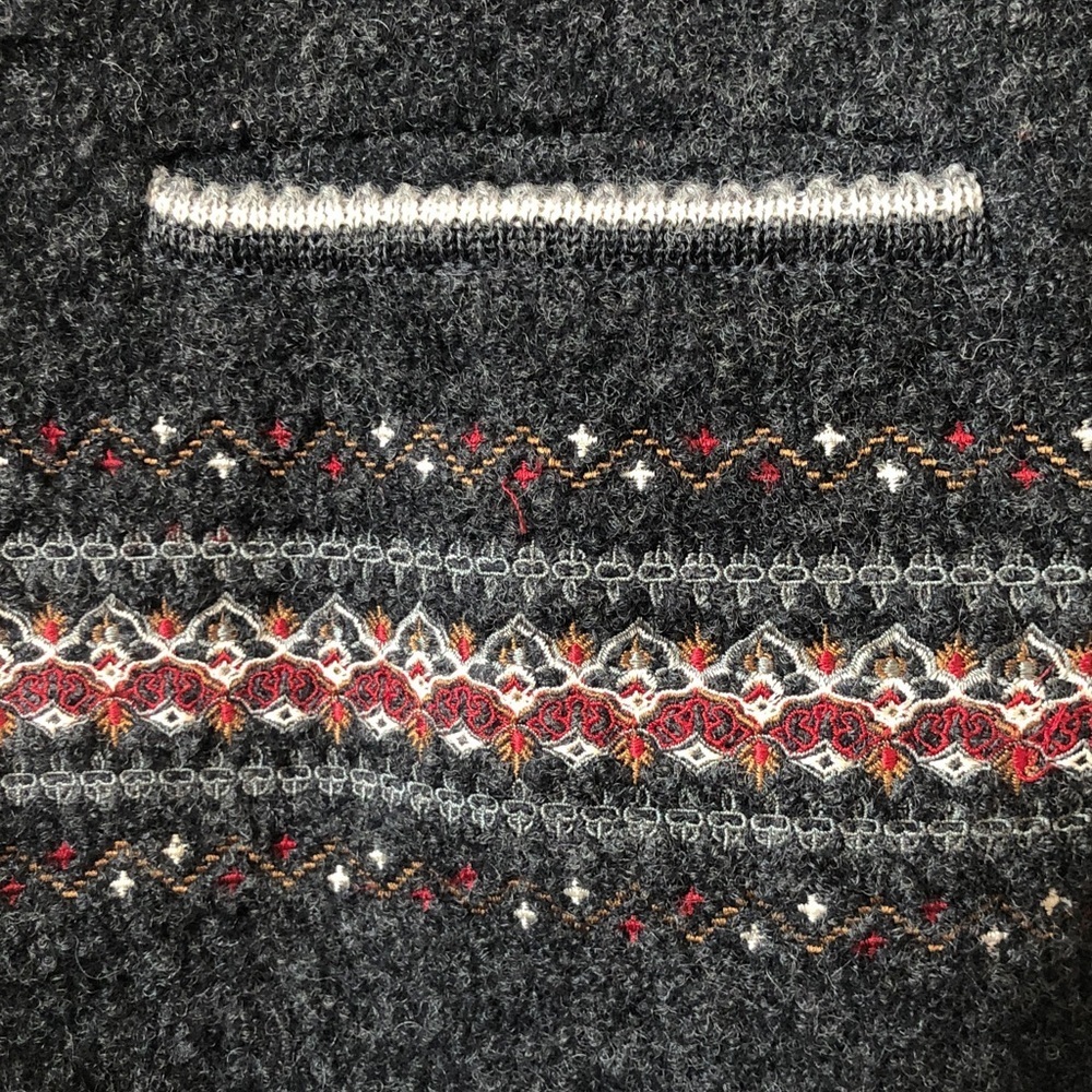 Vintage Penmens Cottagecore Wool Sweater Vest Large - Picture 4 of 8